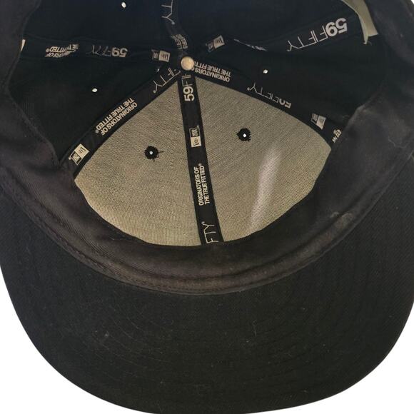 Billionaire Boys Club Hat New Era 7.5 Cap Black 100% Wool Y2K BBC Ice Cream - Picture 2 of 5